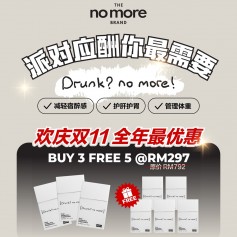 Drunk? No More! Buy 3 Free 5 @ RM297